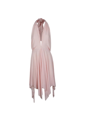 Norma Kamali halterneck dress - Pink
