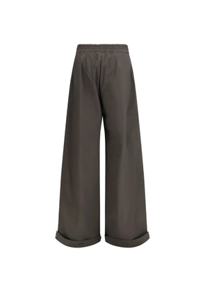 SA SU PHI button culottes trousers - Brown