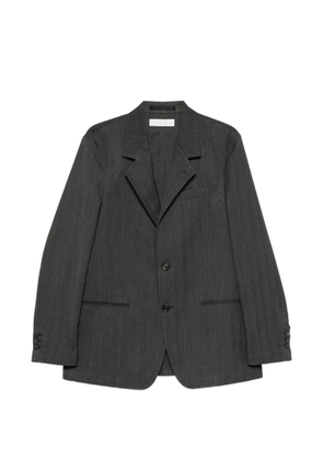 OUR LEGACY pinstriped herringbone blazer - Grey