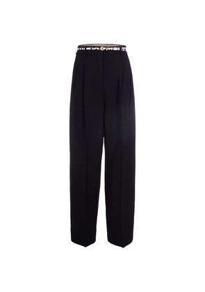 Max Mara high-waisted pleated belted trousers - Black
