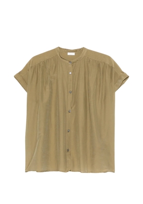 Roberto Collina half-button short-sleeve shirt - Green