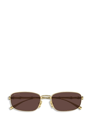 Gucci Eyewear square sunglasses - Gold