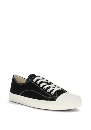 Moschino contrast sneakers - Black