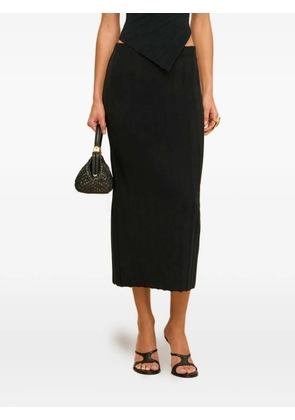 Cult Gaia black midi skirt
