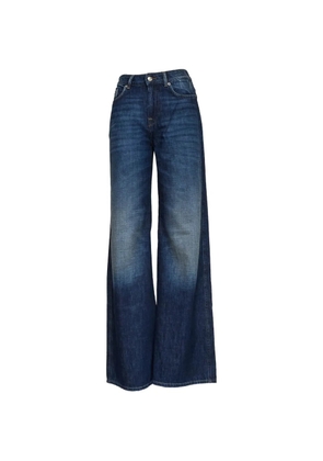 Department 5 Pretender five-pocket wide leg jeans - Blue