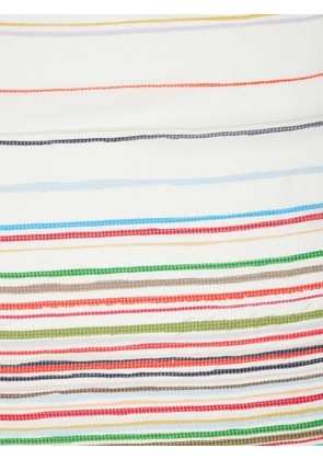 Paul Smith Painted Stripe silk scarf - White