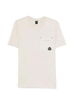 Moose Knuckles logo-appliqué T-shirt - Neutrals