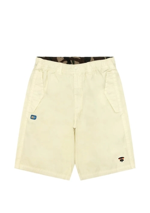 AAPE BY *A BATHING APE® logo-appliqué shorts - Neutrals