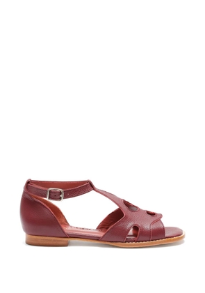 Sarah Chofakian Cervo Port sandals - Red