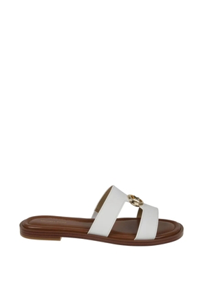 Michael Kors logo detail sandals - White