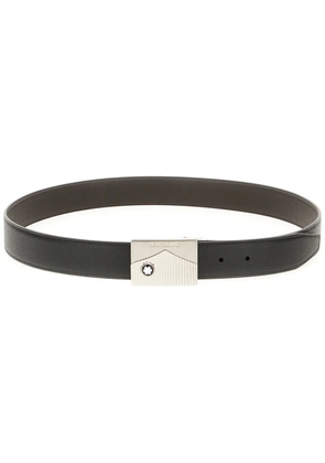 Montblanc reversible leather belt - Brown