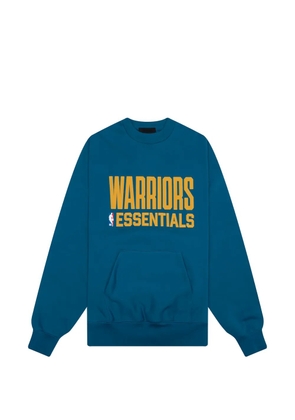 FEAR OF GOD ESSENTIALS x NBA Warriors Sport crewneck sweatshirt - Blue