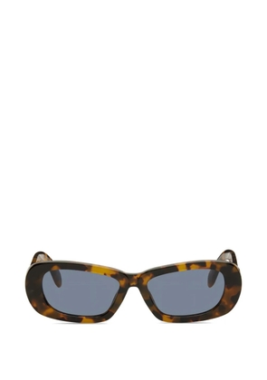 Palm Angels Eyewear tortoiseshell geometric-frame sunglasses - Brown