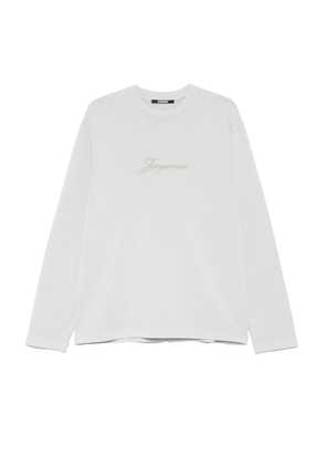 Jacquemus long-sleeved T-shirt - Neutrals