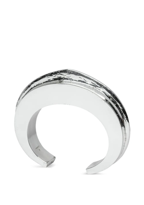 Parts of Four crescent folded bracelet - Silver