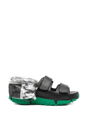 Kolor touch-strap sandals - Black