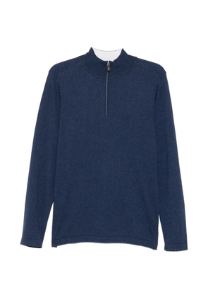 N.Peal zipped sweater - Blue