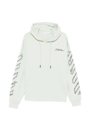 Off-White Type Machine Arrow long-sleeve hoodie - Green