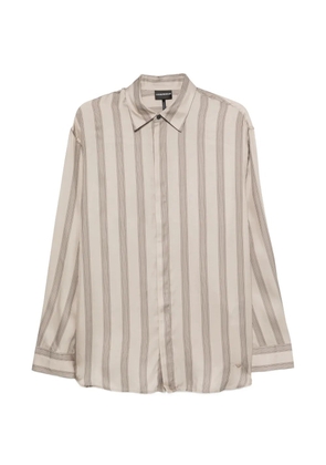 Emporio Armani striped shirt - Neutrals
