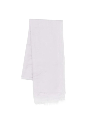 N.Peal fringed pashmina shawl - Purple