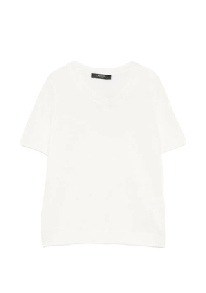 Weekend Max Mara Wkdpancone crew neck short-sleeve top - White