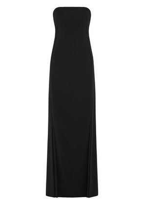 16Arlington Anguelique crepe satin gown - Black