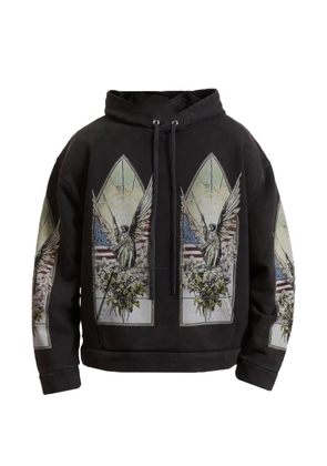 Who Decides War graphic pullover hoodie - Black