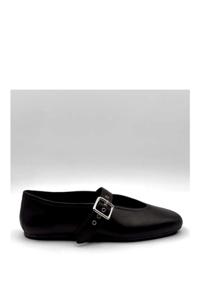GUGLIELMO ROTTA buckle strap ballet flats - Black