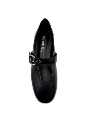 GUGLIELMO ROTTA buckle strap ballet flats - Black
