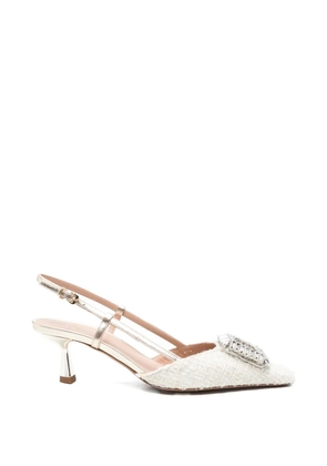 Roberto Festa Ingrid buckle pumps - Neutrals