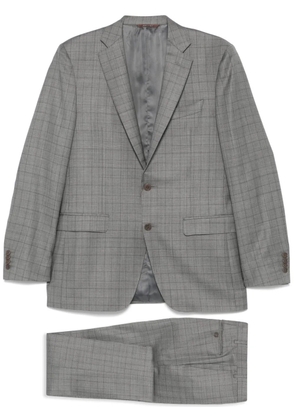Canali checked suit - Grey