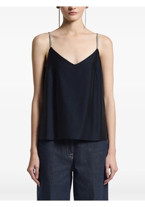 Peserico V-neck sleeveless top - Blue