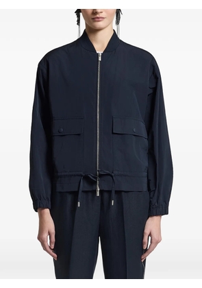 Peserico flap-pocket bomber jacket - Blue