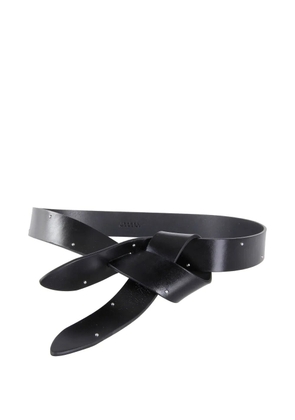 ISABEL MARANT knot-detail belt - Black