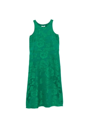 PSOPHIA floral-jacquard dress - Green
