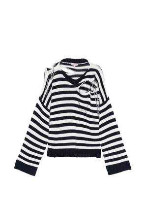 Charles Jeffrey Loverboy stripe sweater - Blue
