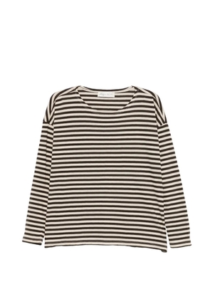 Phisique Du Role striped long-sleeve T-shirt - Black