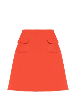 ERES button-detail mini skirt - Orange