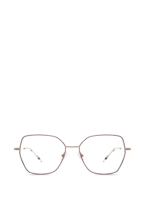 GIGI STUDIOS Kamila geometric glasses - Red