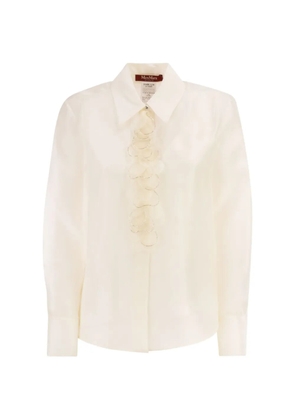 Max Mara Mseagi embroidered shirt - Neutrals