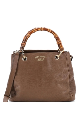 Gucci Pre-Owned Bamboo Shopper Leather Small tote bag - Brown