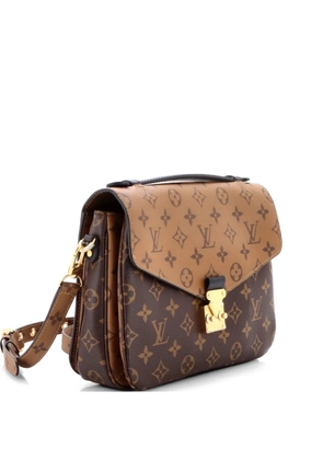 Louis Vuitton Pre-Owned Pochette Metis Reverse Monogram Canvas crossbody bag - Brown