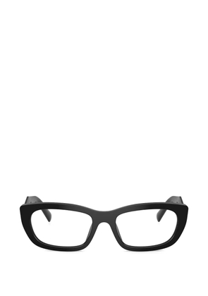 Prada Eyewear logo-detail glasses - Black