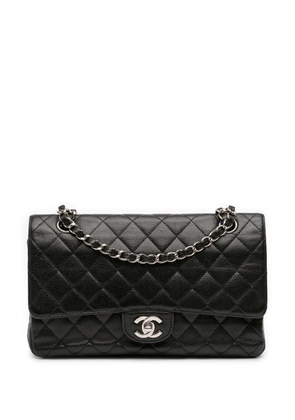 CHANEL Pre-Owned 2009-2010 Medium Classic Caviar Double Flap shoulder bag - Black