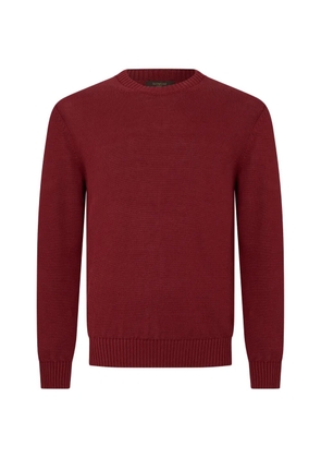 slowear crewneck knitted sweater - Red