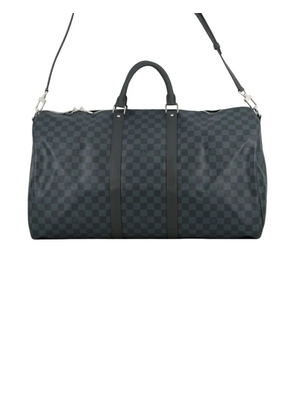 Louis Vuitton Pre-Owned 2017 Damier Cobalt Keepall Bandouliere 55 travel bag - Blue