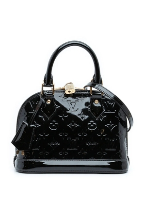 Louis Vuitton Pre-Owned 2015 Monogram Vernis Alma BB satchel - Black