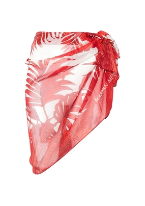 Maryan Mehlhorn floral-print sarong - Neutrals