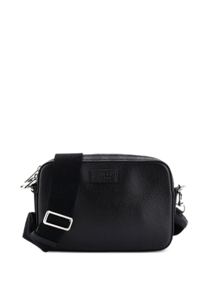 Gucci Pre-Owned Camera Bag Leather and GG Coated Canvas Small crossbody bag - Black