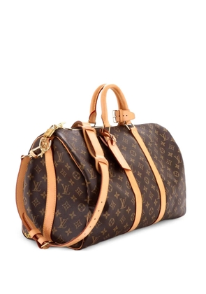Louis Vuitton Pre-Owned Keepall Bandouliere Bag Monogram Canvas 45 travel bag - Brown